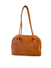AMANDINE BAG | ALMOND Leather Bag - handcrafted by artisan Julie Neufeld Leather in Tofino, BC, Canada