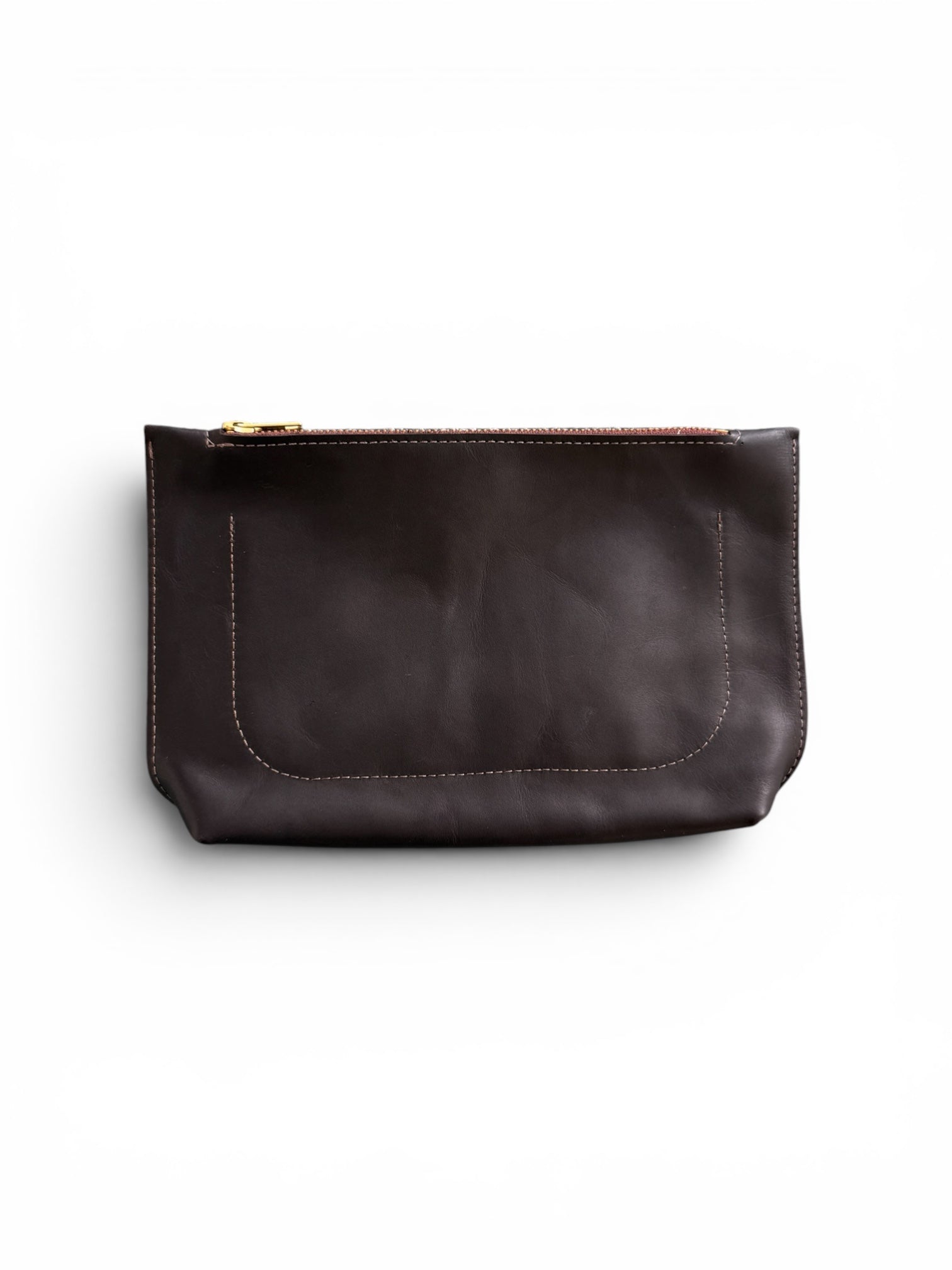 ODDITIES | ASTRID POUCH | COCOA Leather Bag - handcrafted by Market Canvas Leather in Tofino, BC, Canada