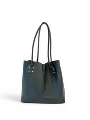 MOORE REFINED TOTE | KALE Leather Bag - handcrafted by Market Canvas Leather in Tofino, BC, Canada