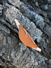 LAUREL SLING BAG | CARAMEL Leather Bag - handcrafted by Market Canvas Leather in Tofino, BC, Canada