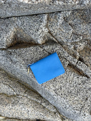DÓRA LEATHER WALLET | BLUE Leather Bag - handcrafted by Market Canvas Leather in Tofino, BC, Canada