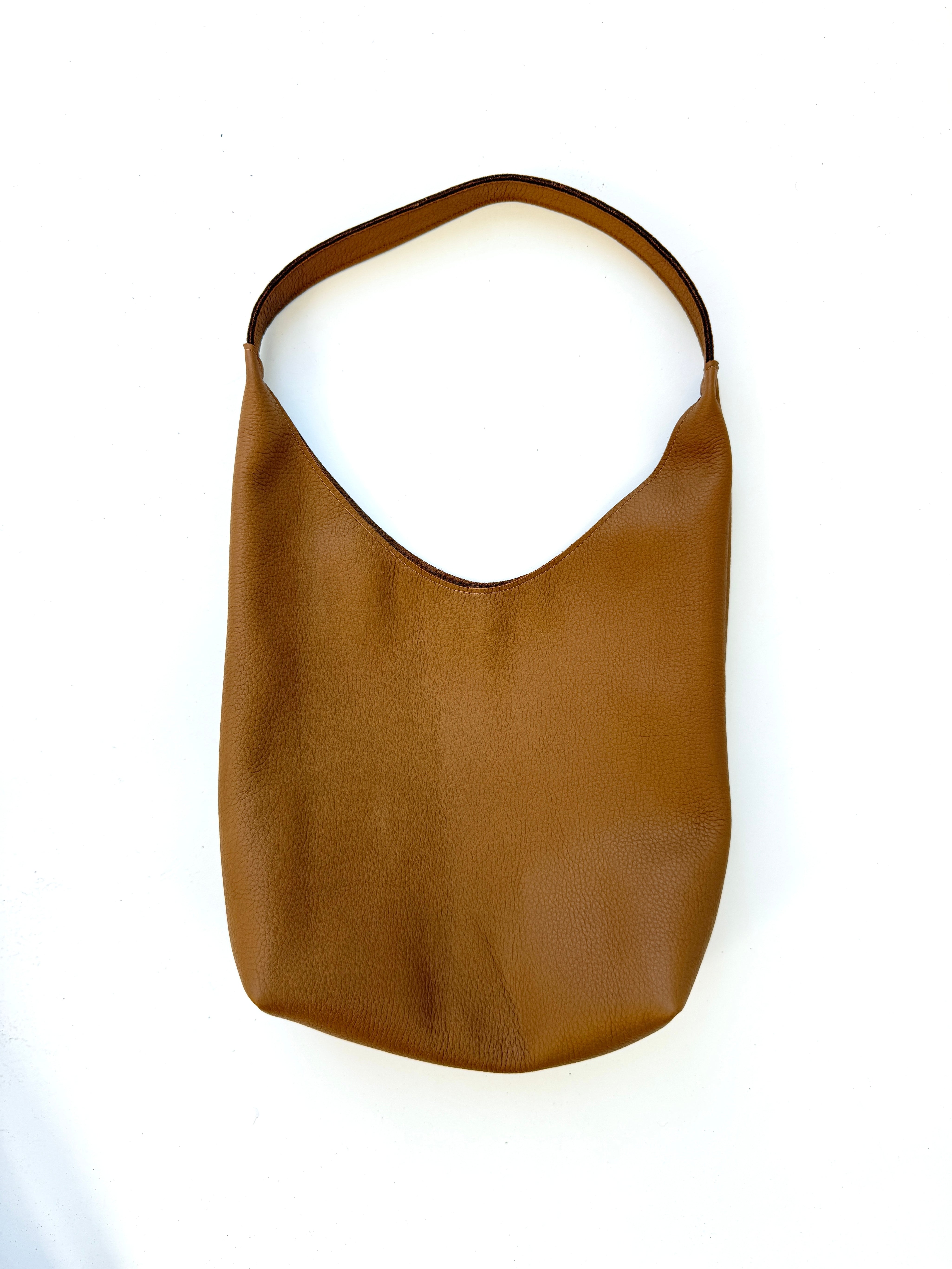ODDITIES | BRUNA SHOULDER BAG | TAN Leather Bag - handcrafted by Market Canvas Leather in Tofino, BC, Canada
