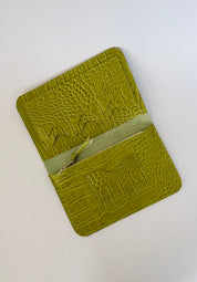 IVY LEATHER CLUTCH WALLET | AVACODO CROC Leather Bag - handcrafted by Market Canvas Leather in Tofino, BC, Canada