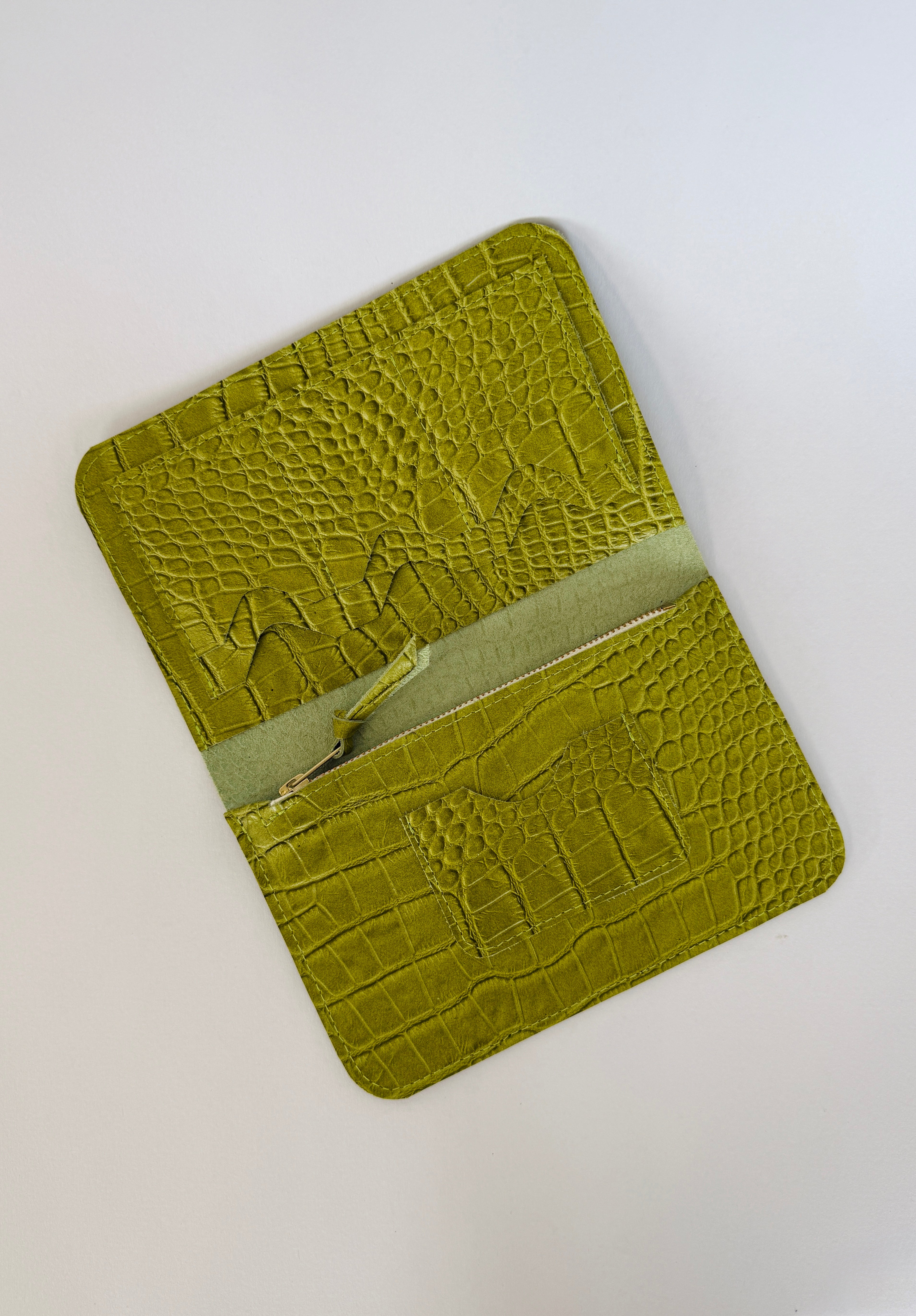 IVY LEATHER CLUTCH WALLET | AVACODO CROC Leather Bag - handcrafted by Market Canvas Leather in Tofino, BC, Canada