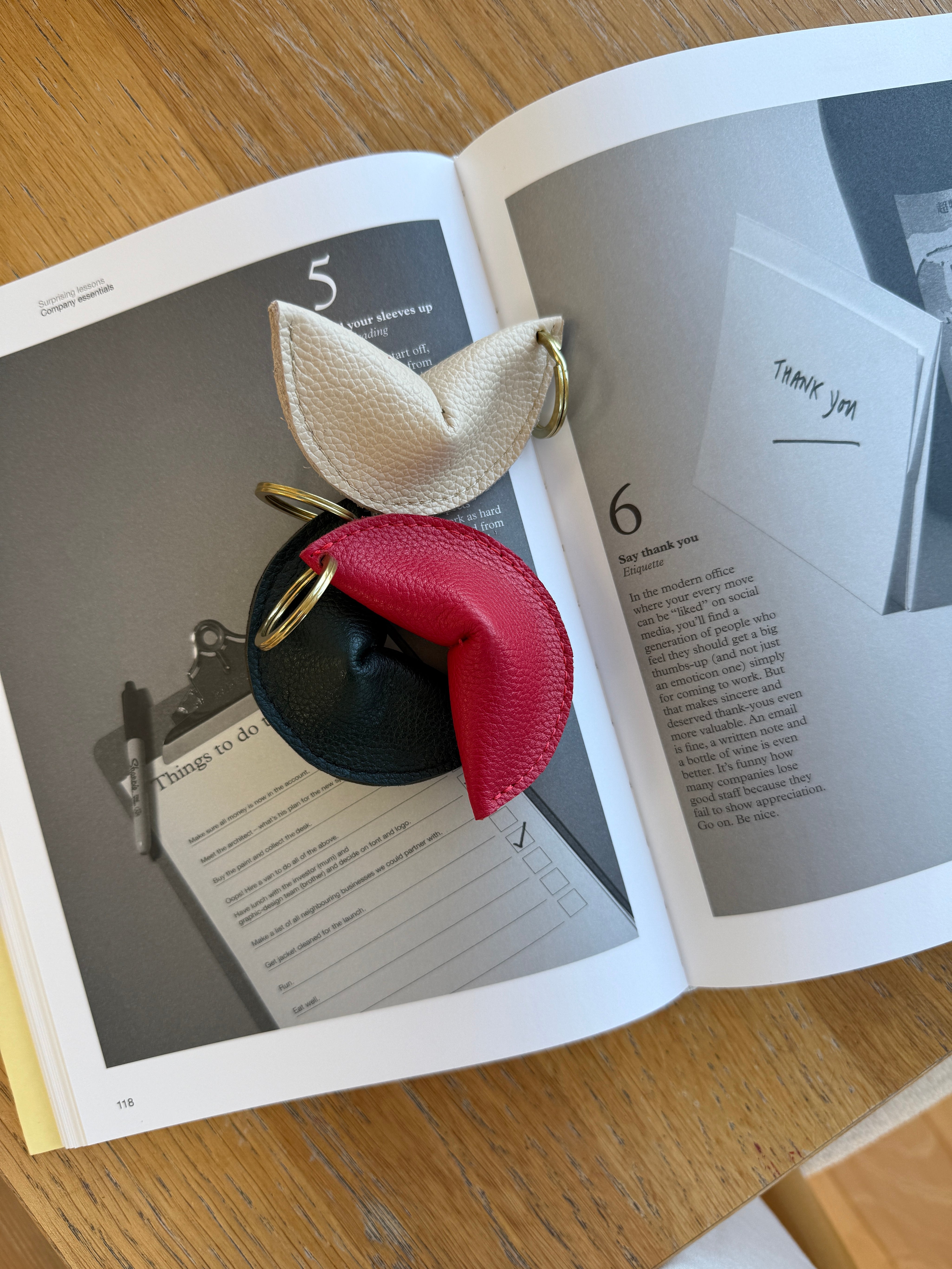 LEATHER DUMPLING KEYCHAIN | ASSORTED Leather Bag - handcrafted by Market Canvas Leather in Tofino, BC, Canada