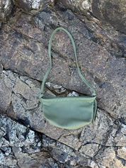 MINI HENNI TOTE | ARUGULA Leather Bag - handcrafted by Market Canvas Leather in Tofino, BC, Canada