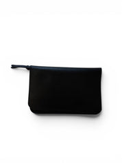 IVY LEATHER CLUTCH WALLET | BLACK Leather Bag - handcrafted by artisan Julie Neufeld Leather in Tofino, BC, Canada