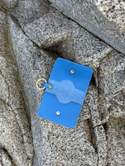 DÓRA LEATHER WALLET | BLUE Leather Bag - handcrafted by Market Canvas Leather in Tofino, BC, Canada