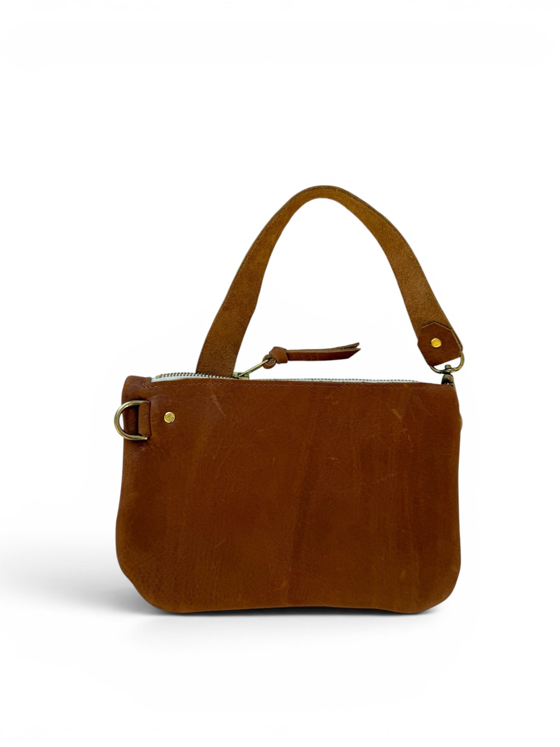 ODDITIES | ASTRID BAG | CARAMEL Leather Bag - handcrafted by Market Canvas Leather in Tofino, BC, Canada