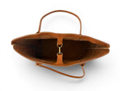 AUGUSTA TOTE | SPICE Leather Bag - handcrafted by Market Canvas Leather in Tofino, BC, Canada