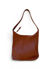 ODDITIES | BRUNA ZIP SHOULDER BAG | COGNAC Leather Bag - handcrafted by Market Canvas Leather in Tofino, BC, Canada