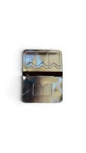 IVY LEATHER CLUTCH WALLET | SILVER Leather Bag - handcrafted by Market Canvas Leather in Tofino, BC, Canada