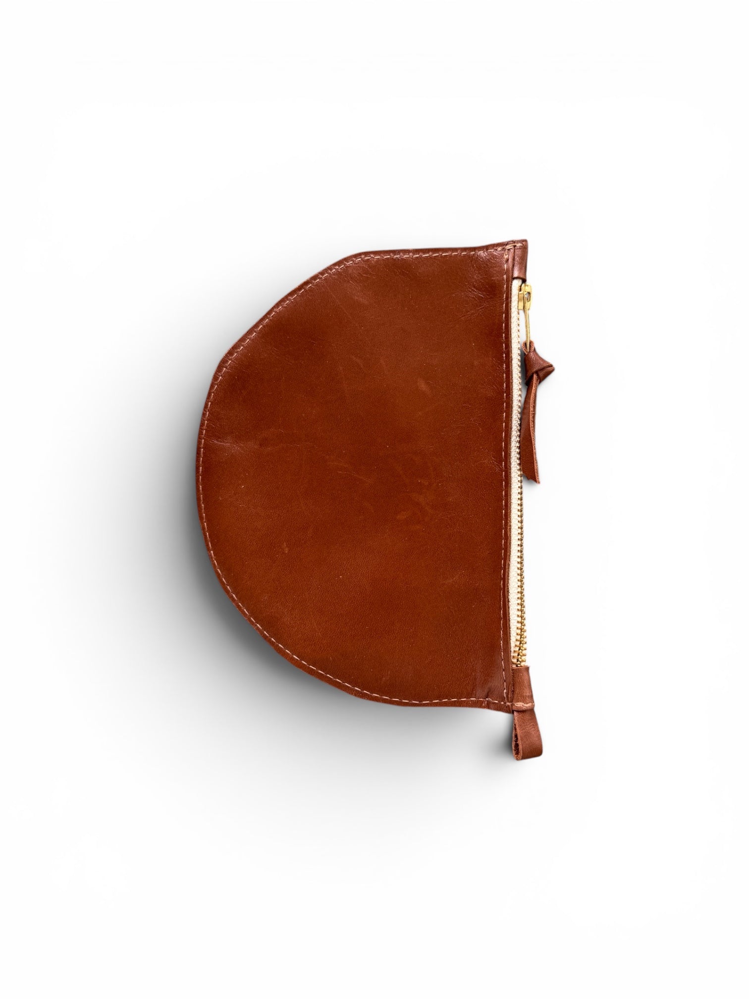ODDITIES | POUCH | BROWN Leather Bag - handcrafted by Market Canvas Leather in Tofino, BC, Canada