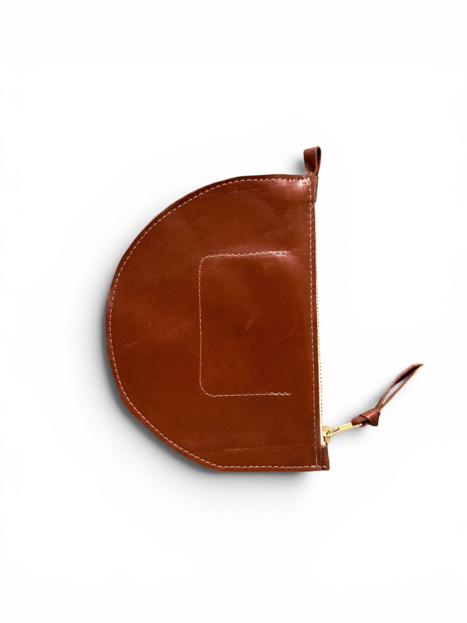 ODDITIES | POUCH | BROWN Leather Bag - handcrafted by Market Canvas Leather in Tofino, BC, Canada
