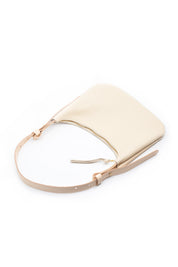 KUSAMA SHOULDER BAG | CREAM Leather Bag - handcrafted by Market Canvas Leather in Tofino, BC, Canada