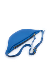 LAUREL SLING BAG | BLUE Leather Bag - handcrafted by Market Canvas Leather in Tofino, BC, Canada